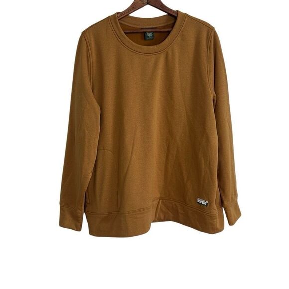 Eastern Mountain Sports Fleece Long Sleeve Pullover Sweatshirt Brown Size XL - Picture 1 of 9